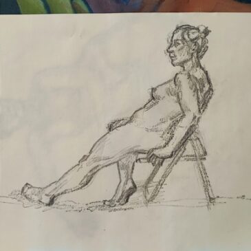 Les séances de modèle vivant à l&rsquo;atelier galerie du Caillou au mois de février