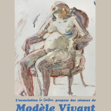 Les séances de modèle vivant à l&rsquo;Atelier Galerie Le Caillou au mois d&rsquo;avril